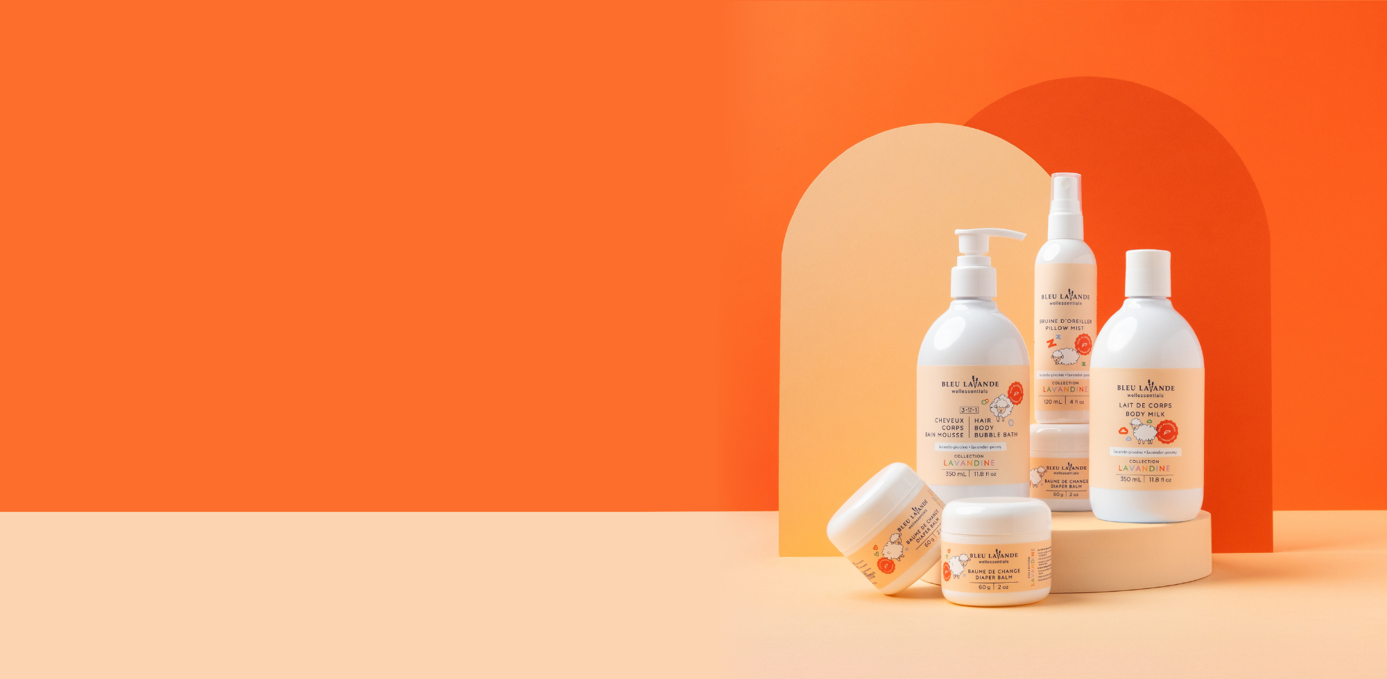 Collection Lavandine : produits bébé de Bleu Lavande