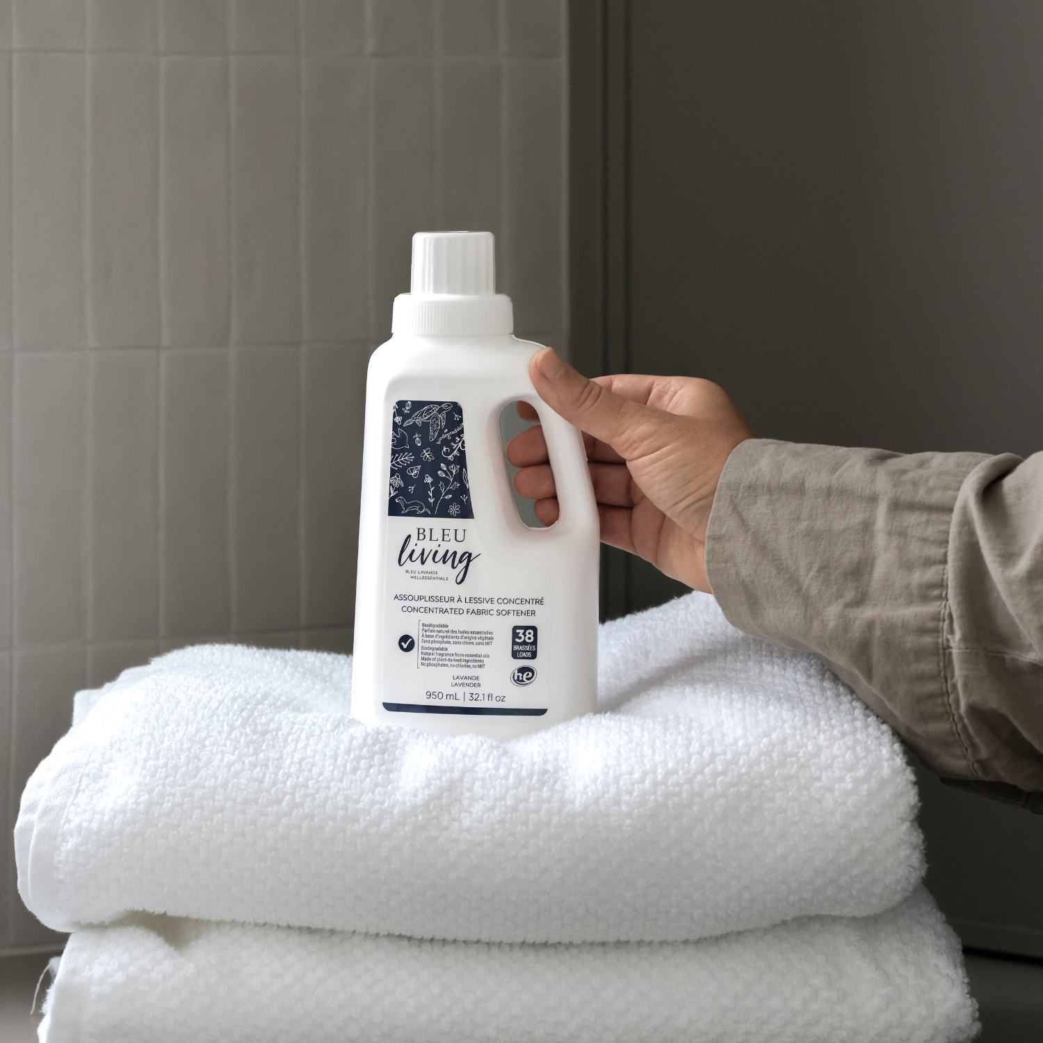 Assouplissant pour la lessive à la lavande