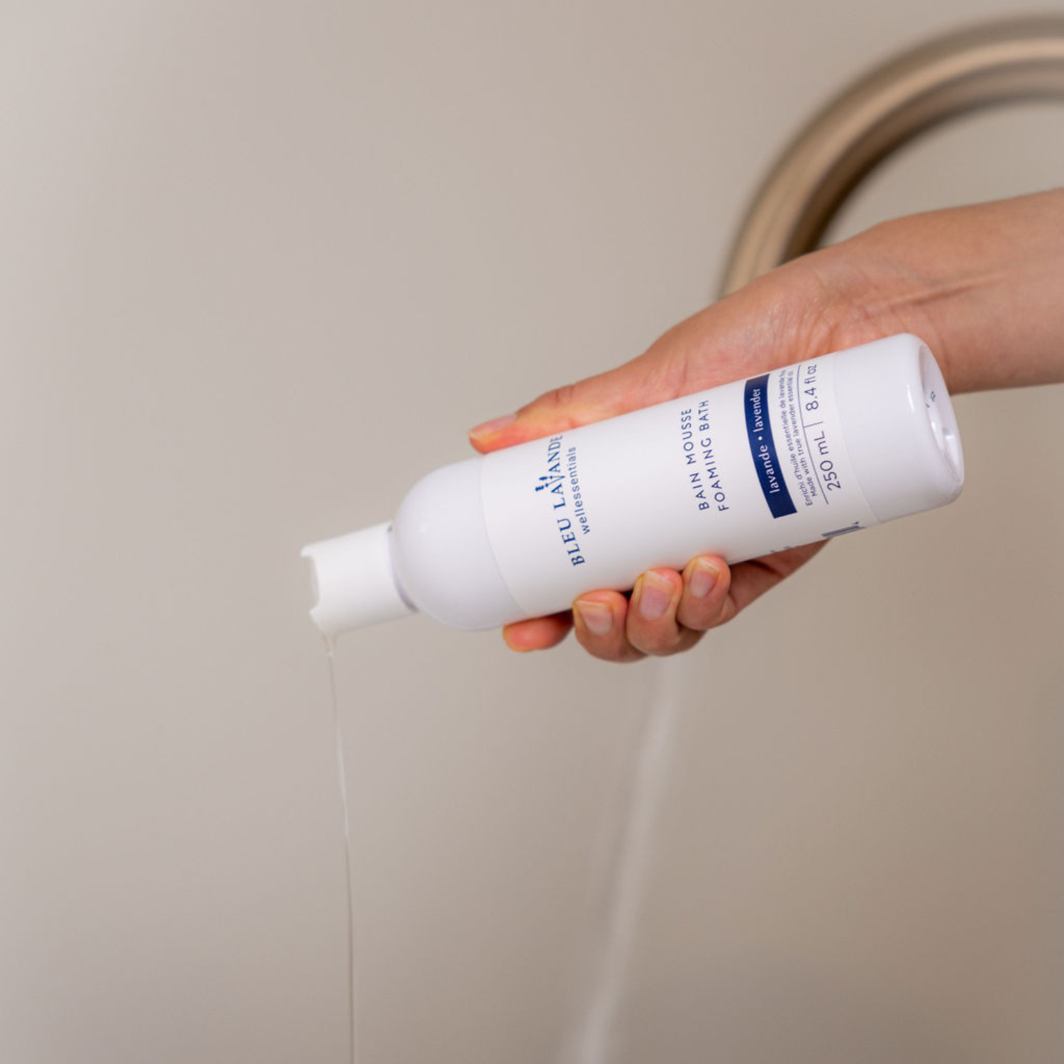 Produit bain mousse lavande avec aloès hydratant