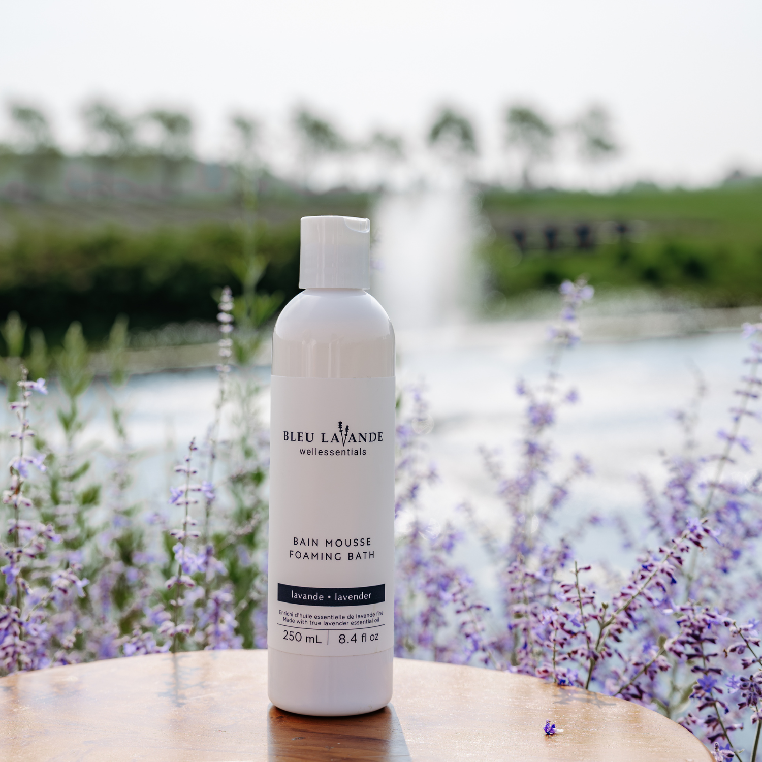 Bain moussant à l'huile essentielle de lavande fine certifiée ISO 3515