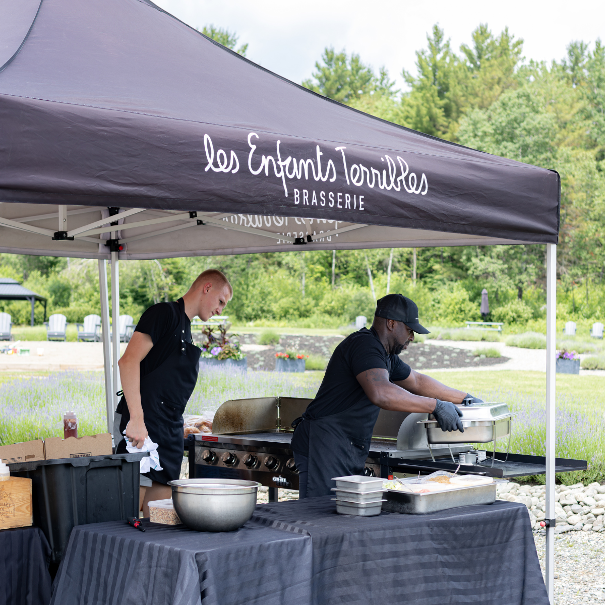 Bières et BBQ par les Enfants Terribles à Bleu Lavande