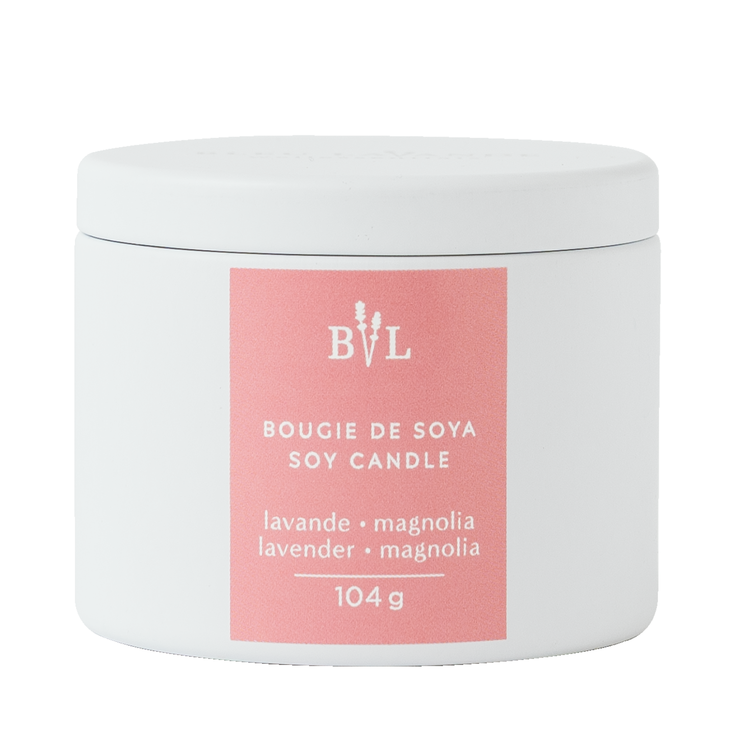 Bougie de soya lavande et magnolia