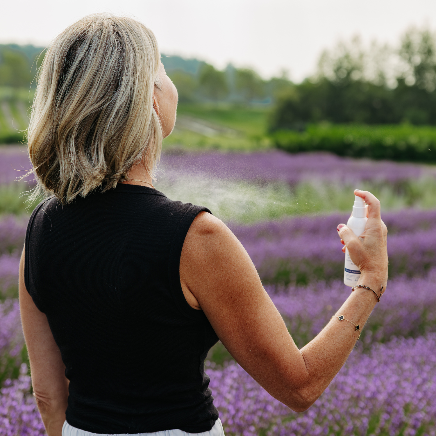 Parfum naturel pour le corps et les cheveux enrichi d'huile essentielle de lavande