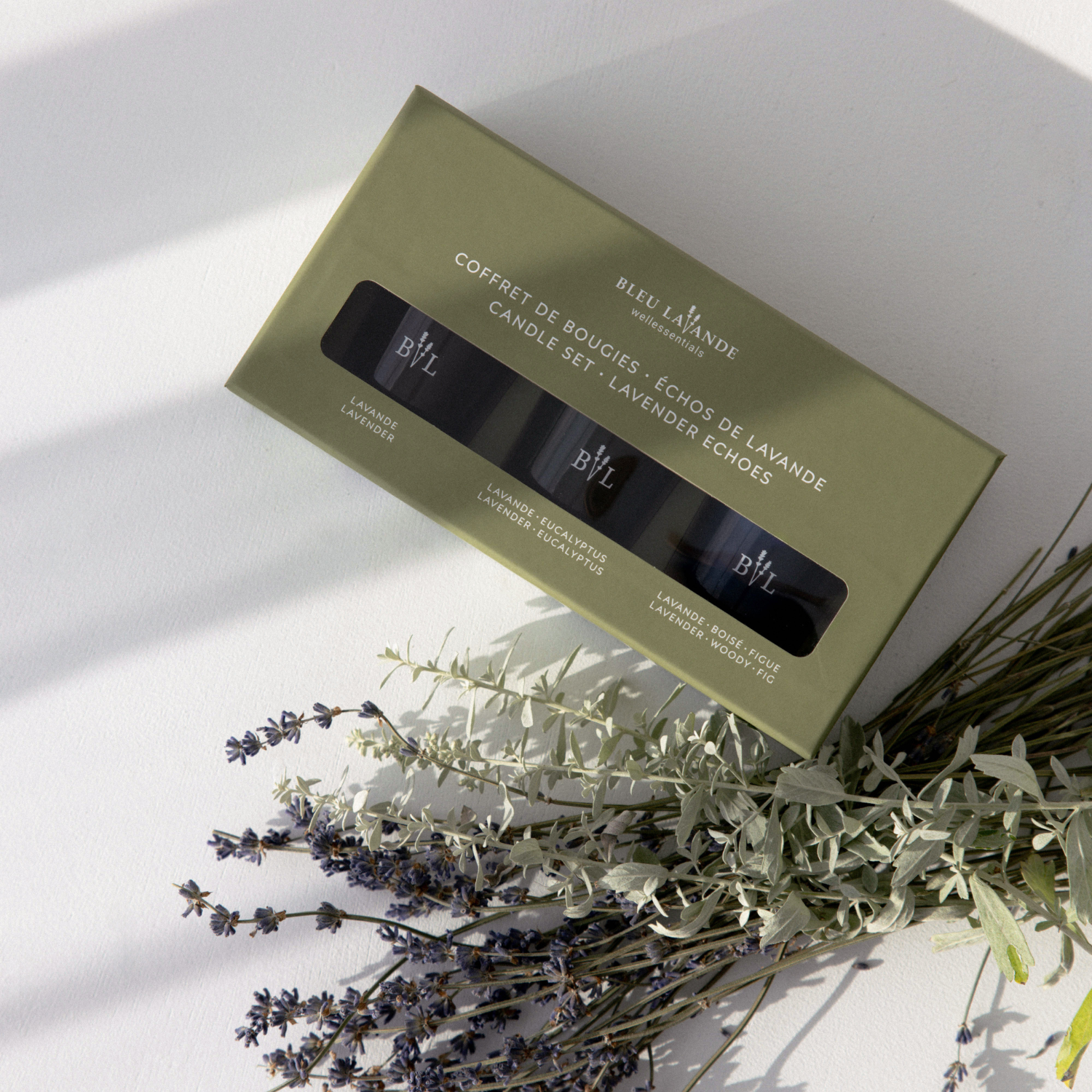 Coffret de bougies de soya