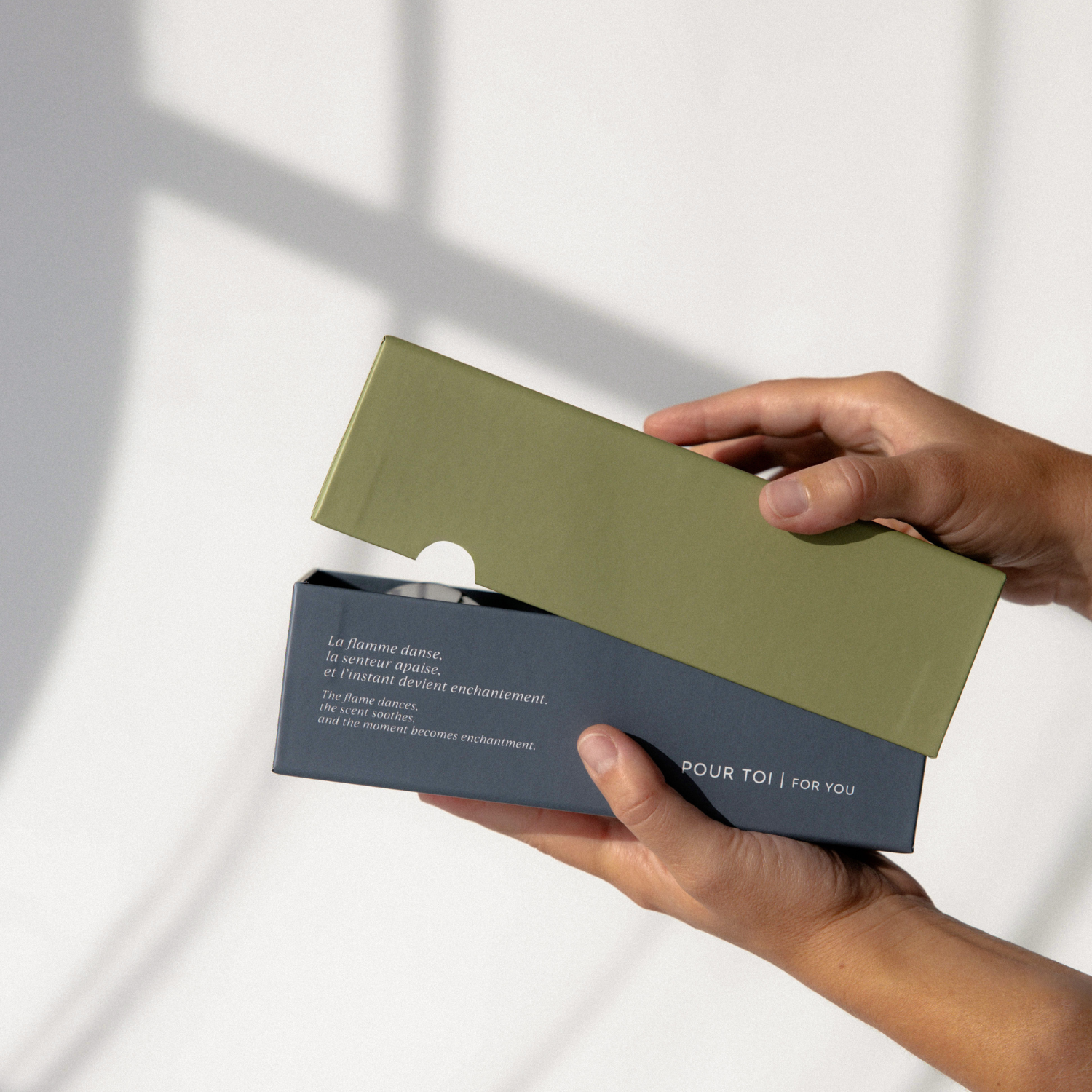 Coffret bougies de soya faites à la main au Québec