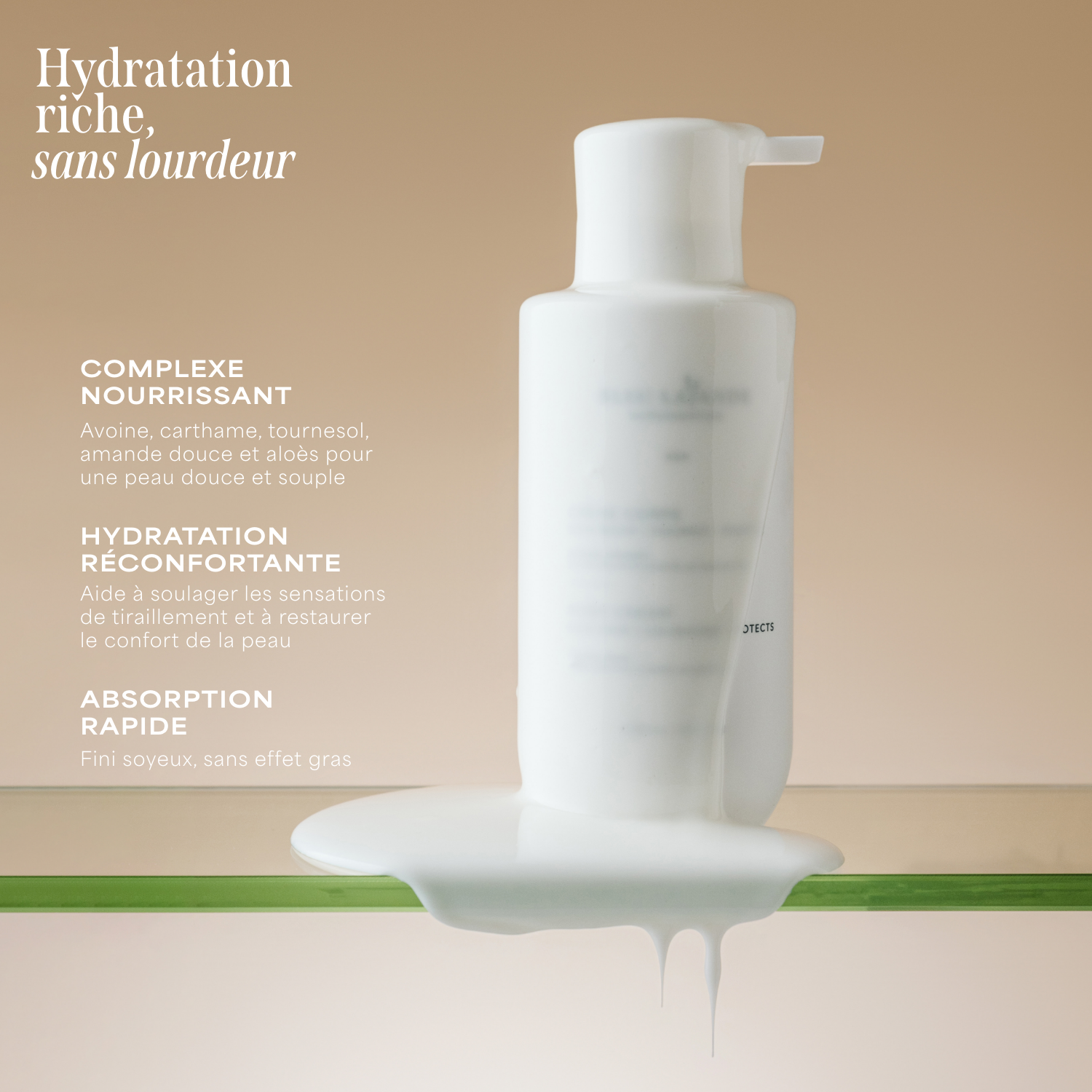 Crème corps : hydratation riche, sans lourdeur