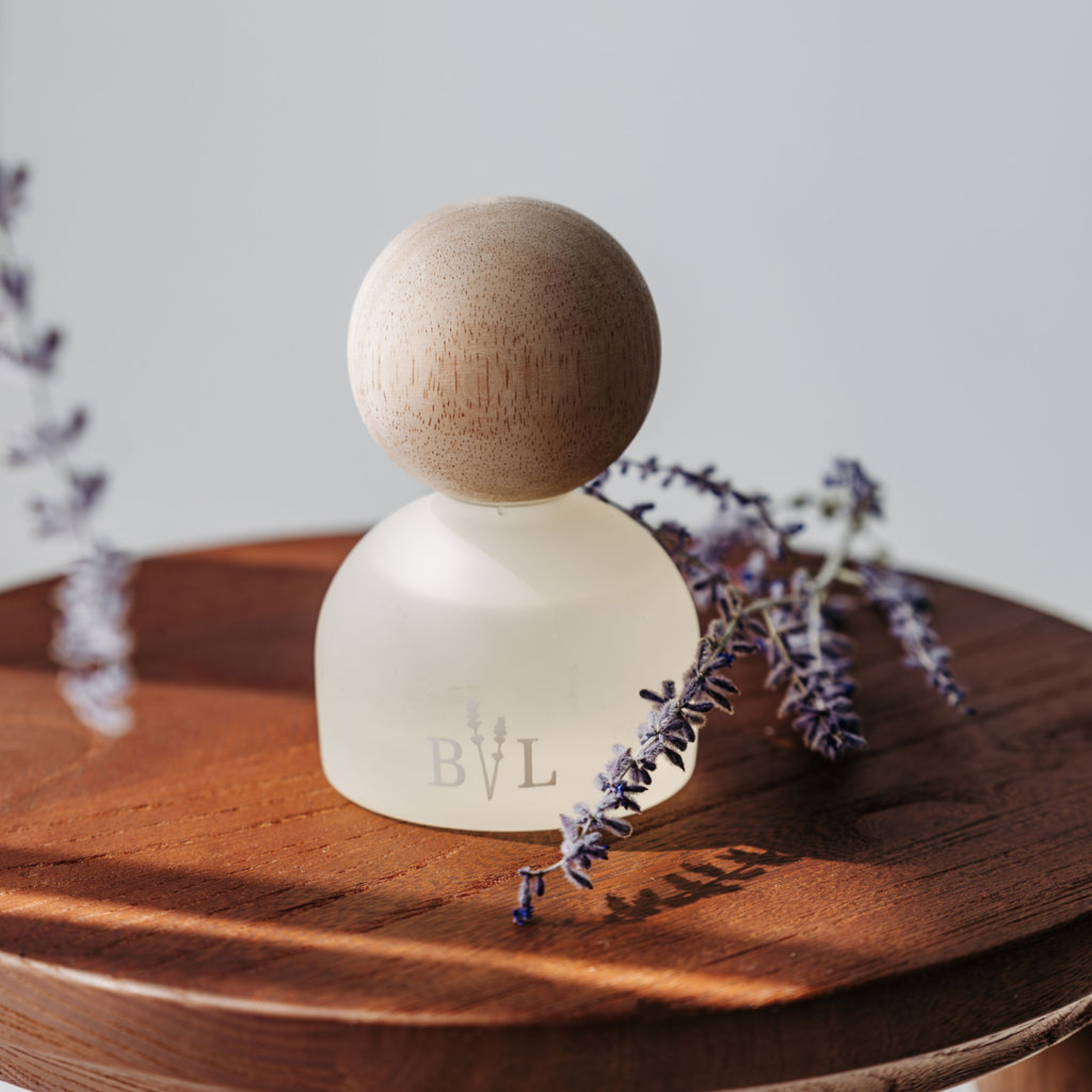 Diffuseur à bouchon de bois naturel à la lavande et à la vanille