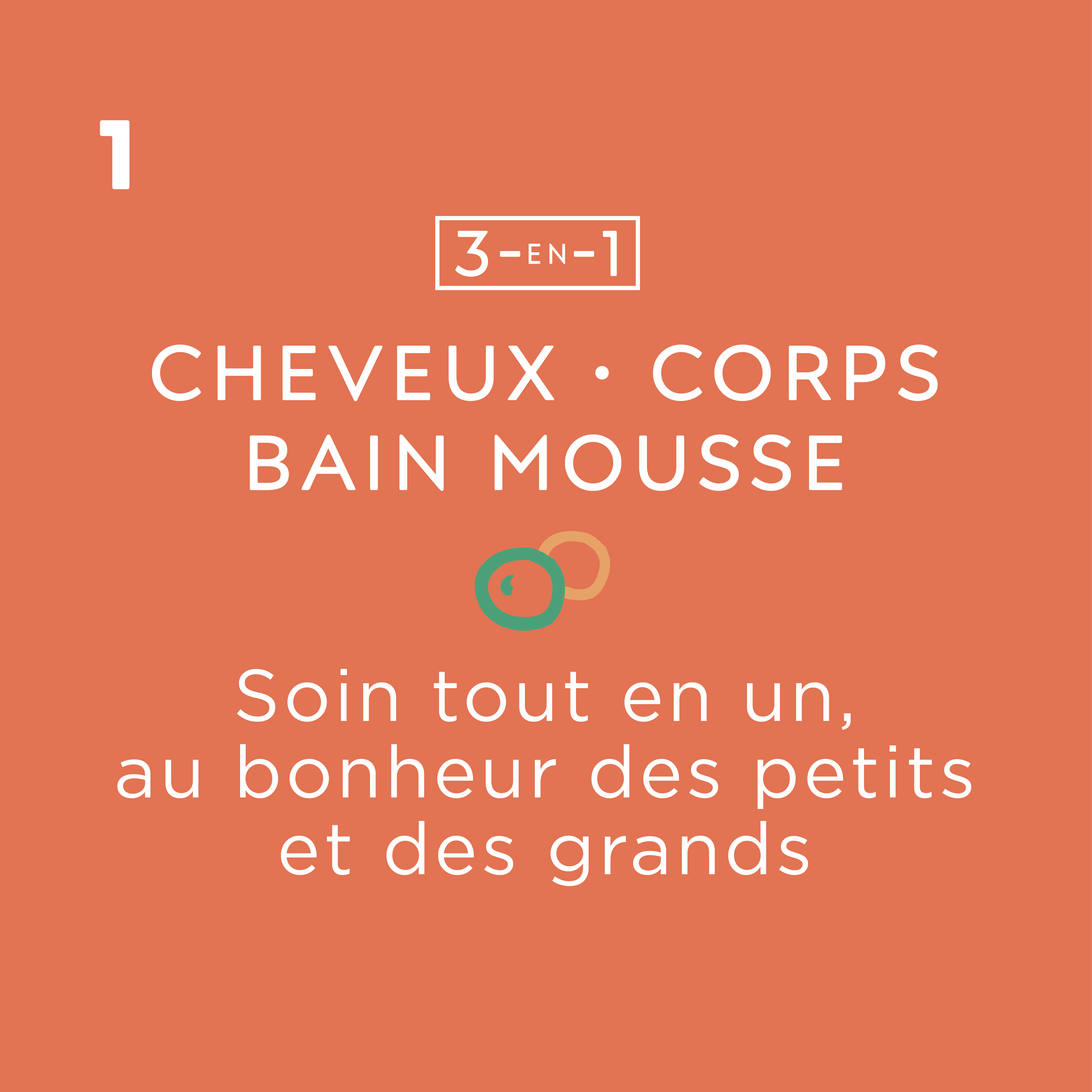Étape 1 de la routine bébé avec le 3 en 1 de la collection Lavandine