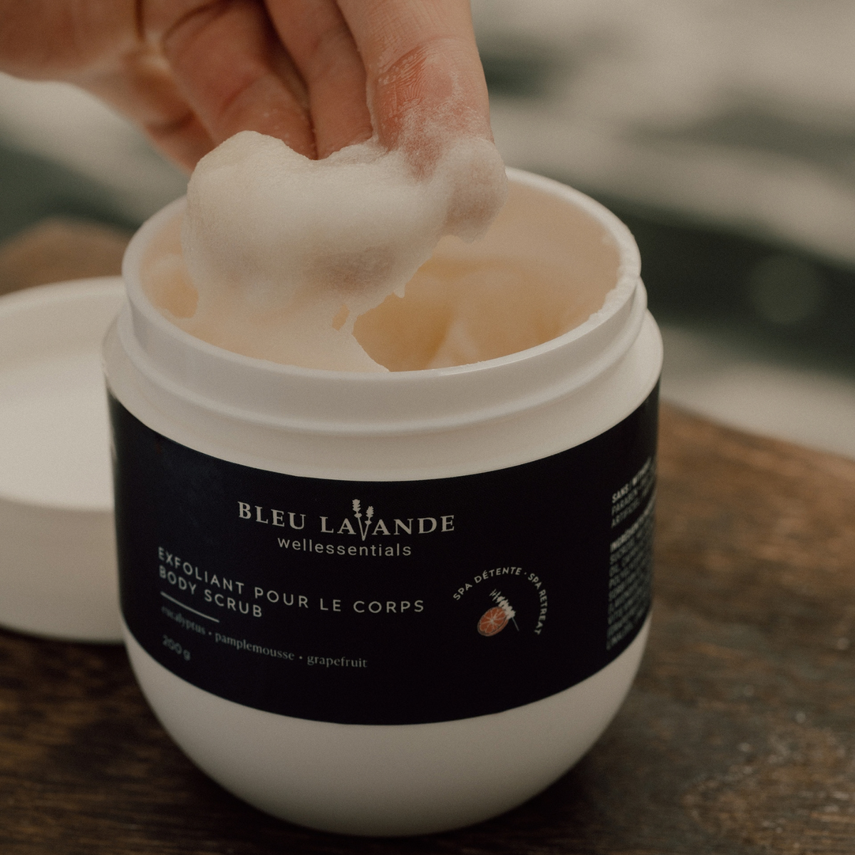 Texture de l'exfoliant Spa détente