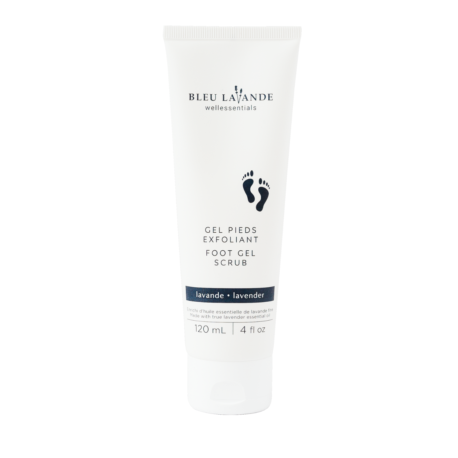 Gel pieds exfoliant de Bleu Lavande