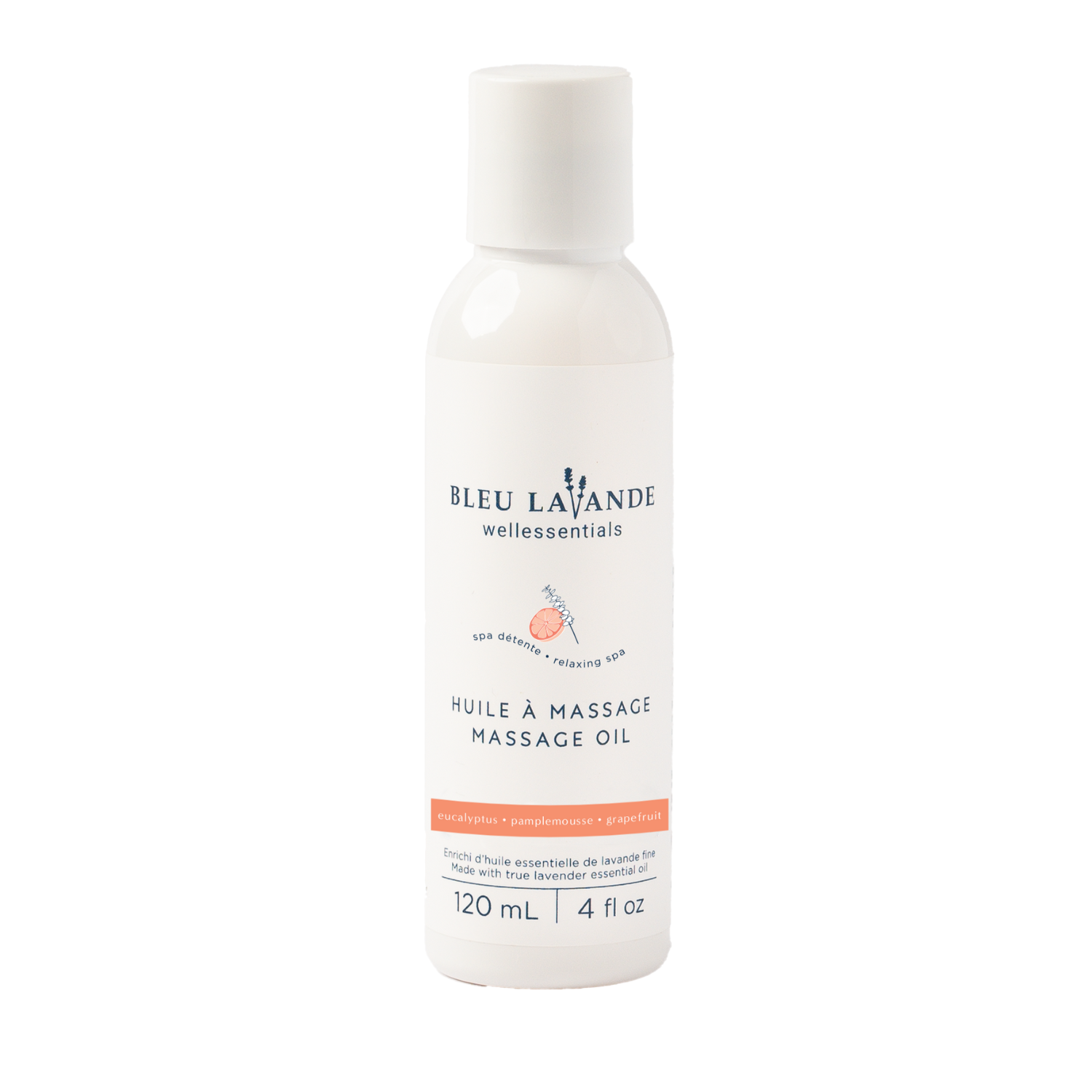 Huile à massage eucalyptus et pamplemousse Spa détente