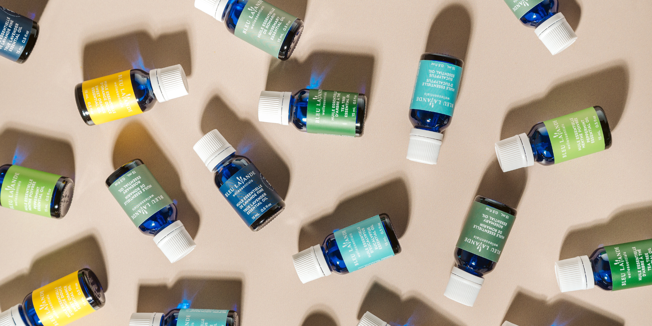 Huiles essentielles pures de Bleu Lavande