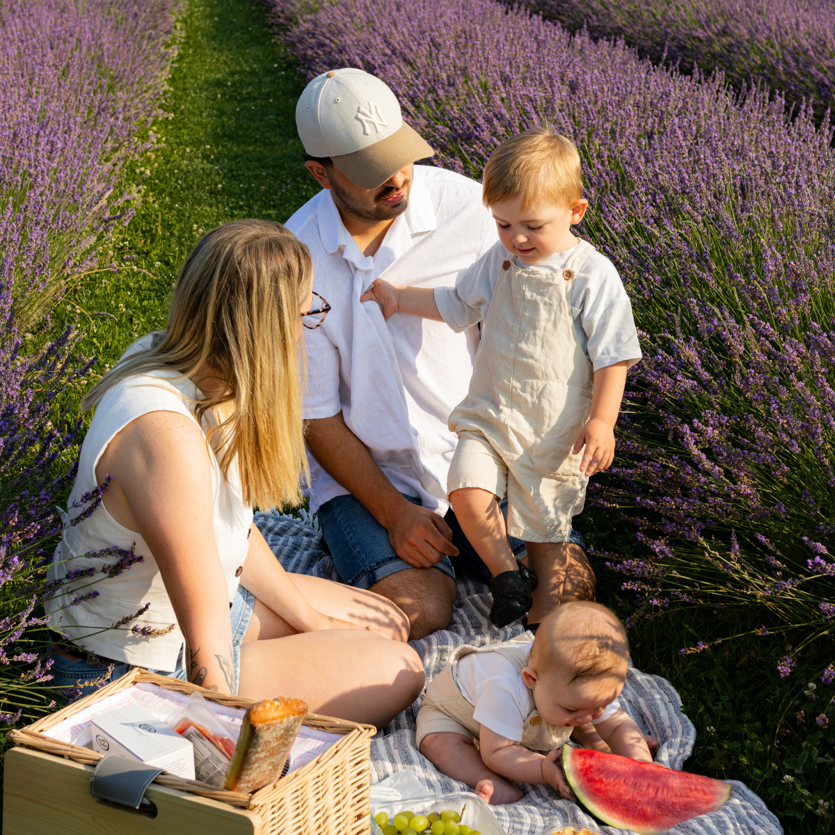 Journée en famille chez Bleu Lavande