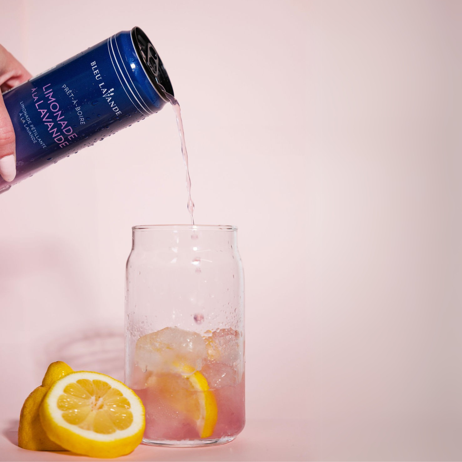 Limonade pétillante à la lavande