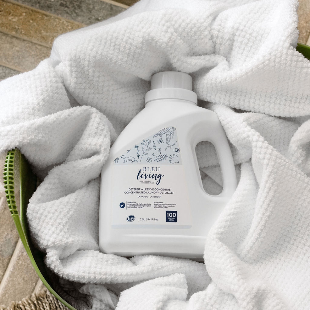 Produit ménager lavande Bleu Living québécois