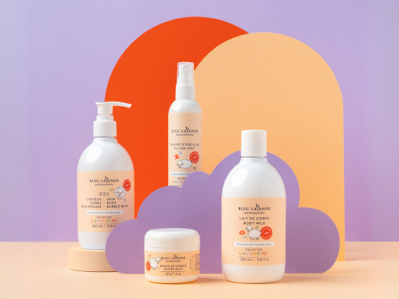 Produits bébé de la Collection Lavandine par Bleu Lavande