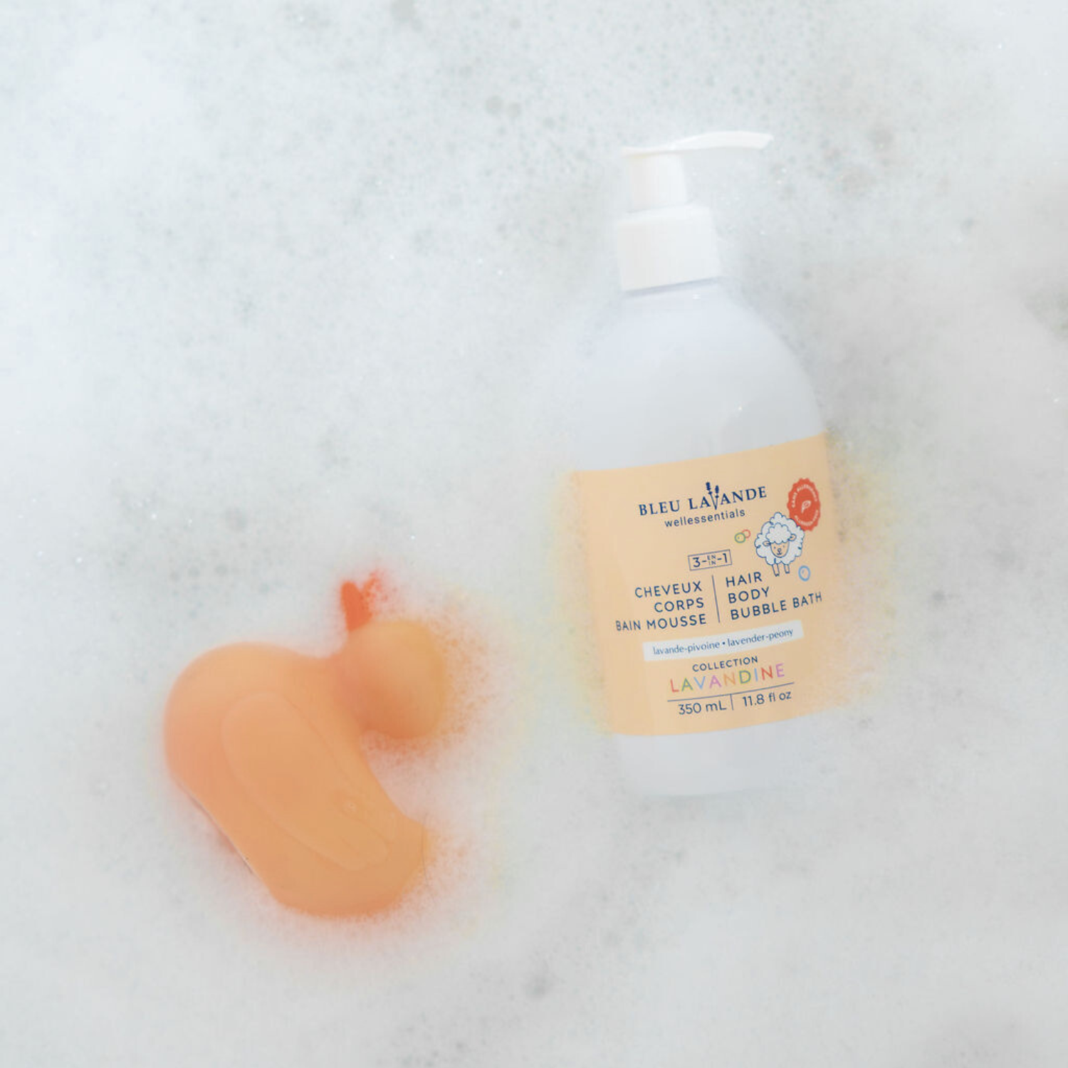 Shampooing sans larmes pour bébé de Bleu Lavande