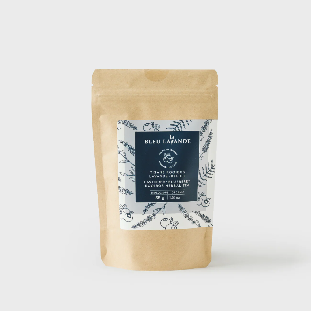 Thé glacé maison à la lavande et au bleuet