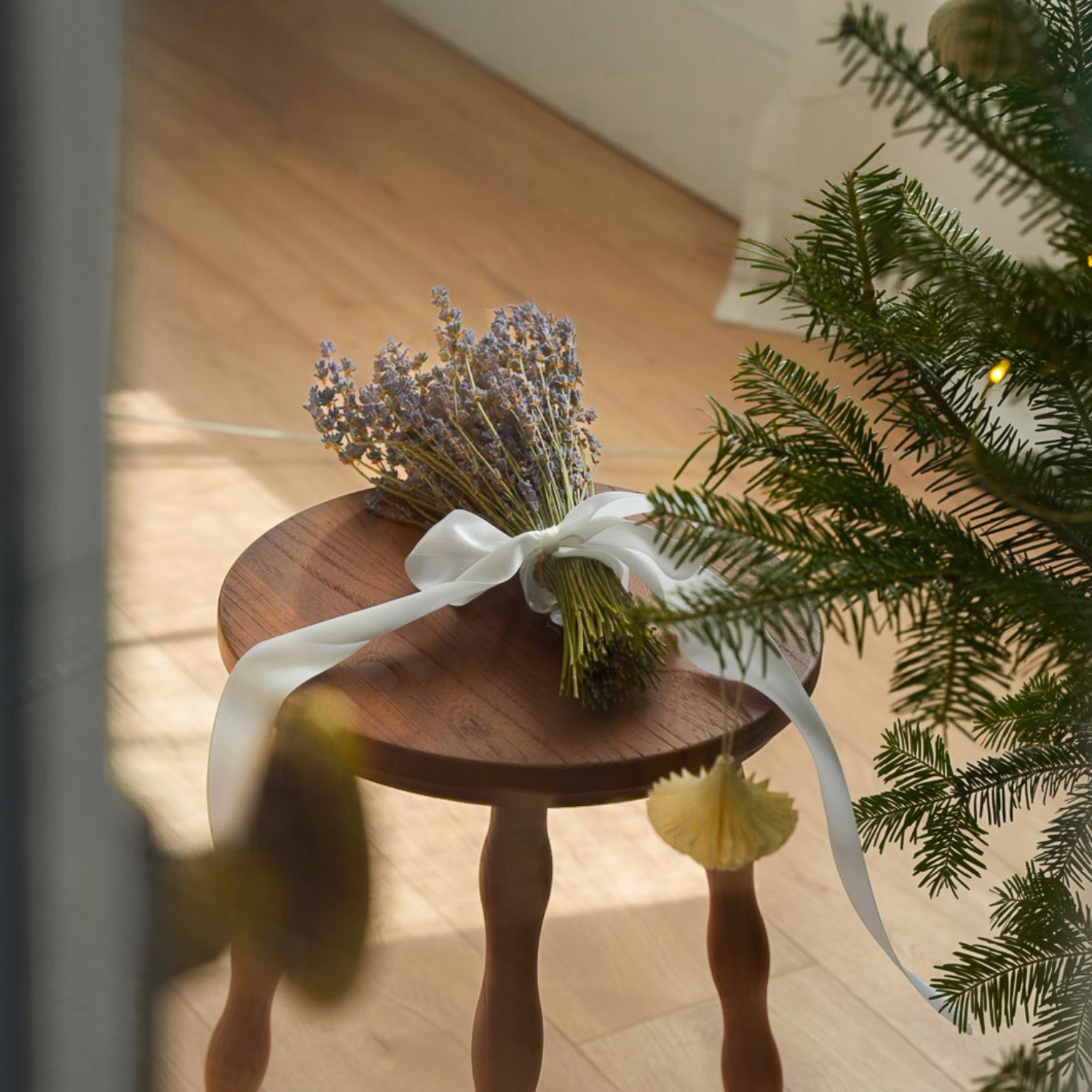 Bouquet de lavande séchée intemporel pour des fêtes apaisantes