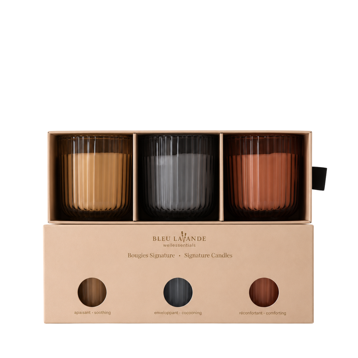 Coffret Bougies signature de Bleu Lavande