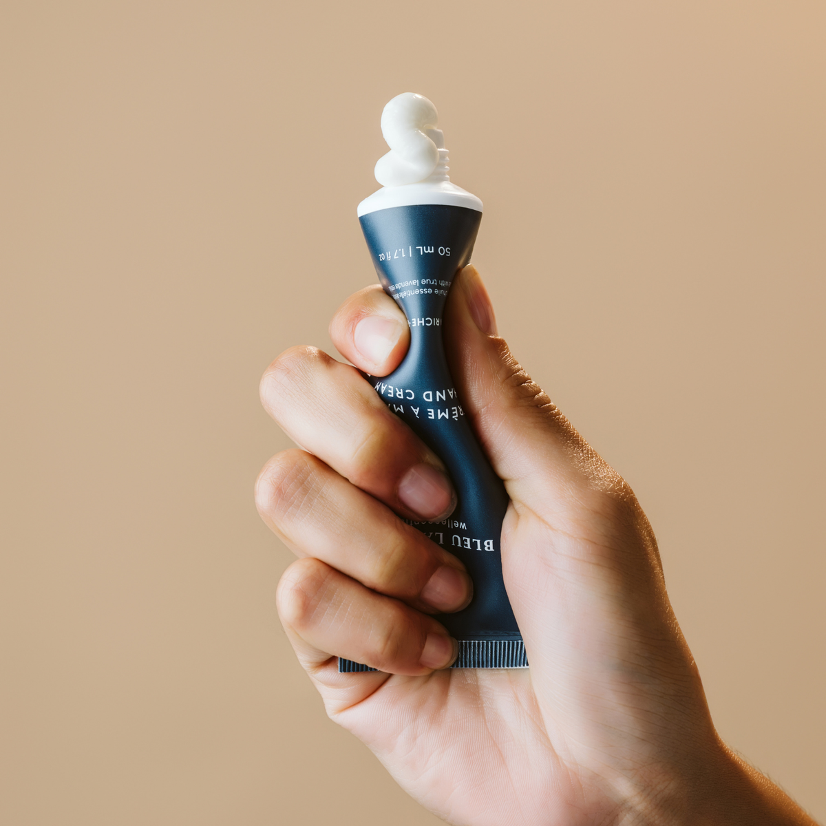 Texture de la crème à mains - Soin riche