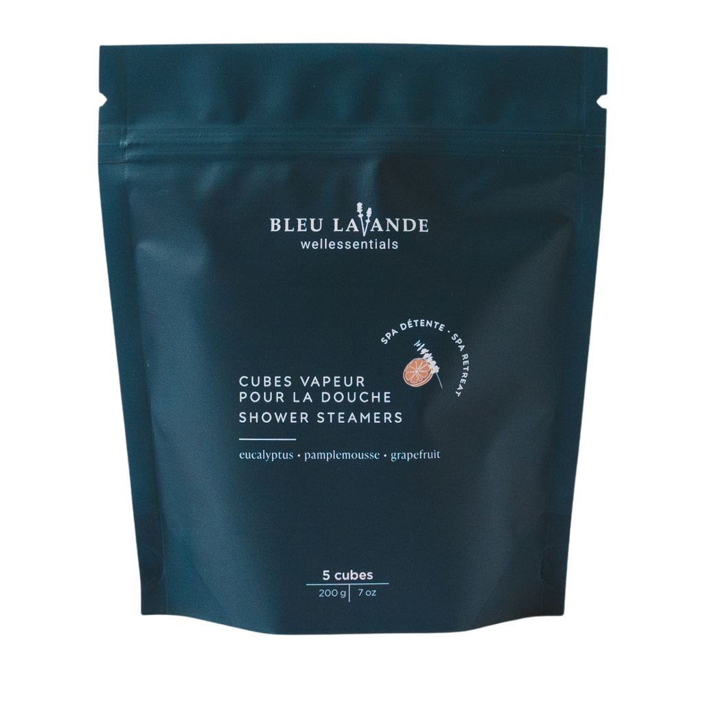 Cubes vapeur douche Spa détente – Bleu Lavande
