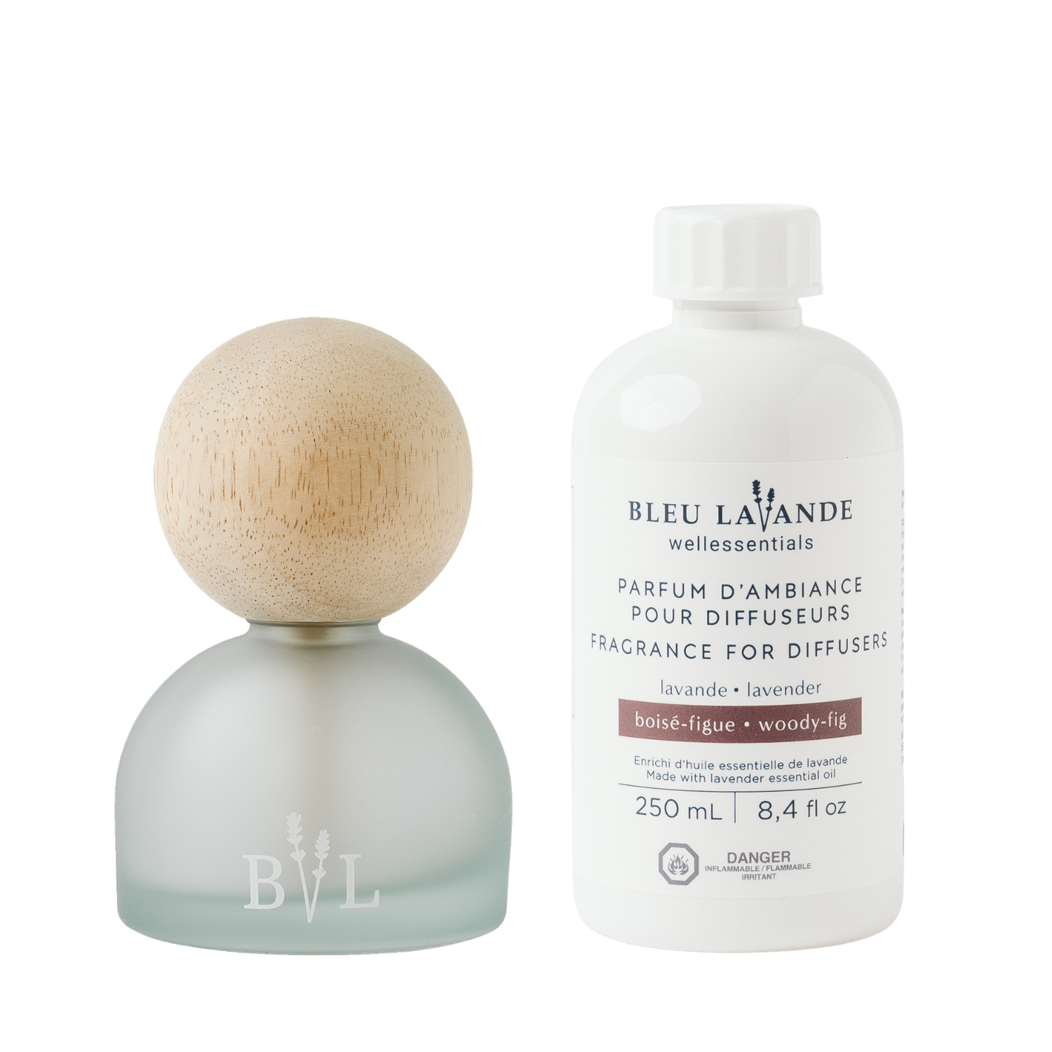 Natural wooden cap diffuser