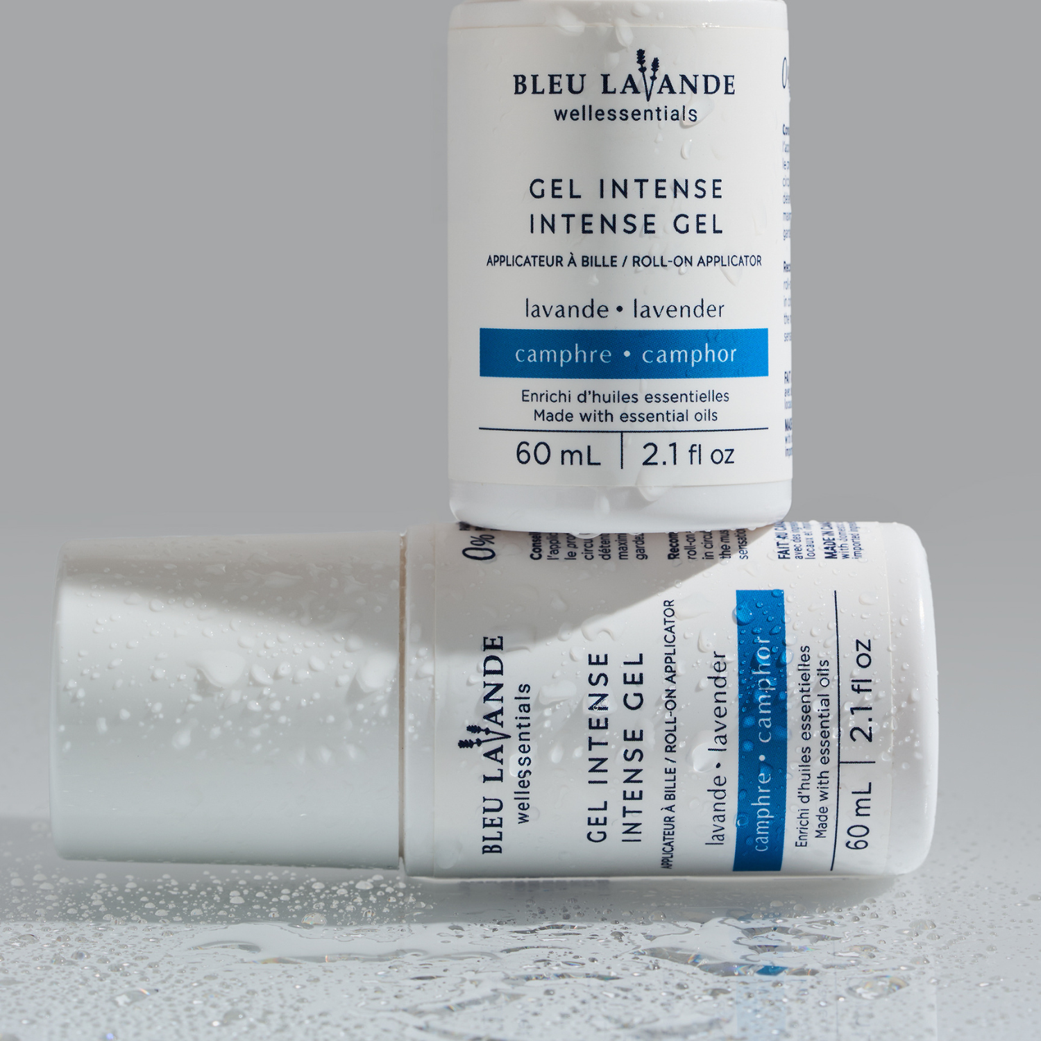 Gel intense 60 ml fraîcheur de Bleu Lavande