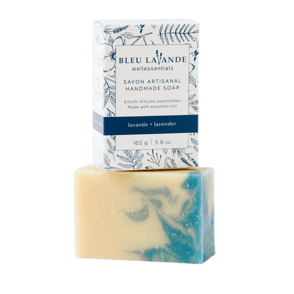 Handmade lavender body soap