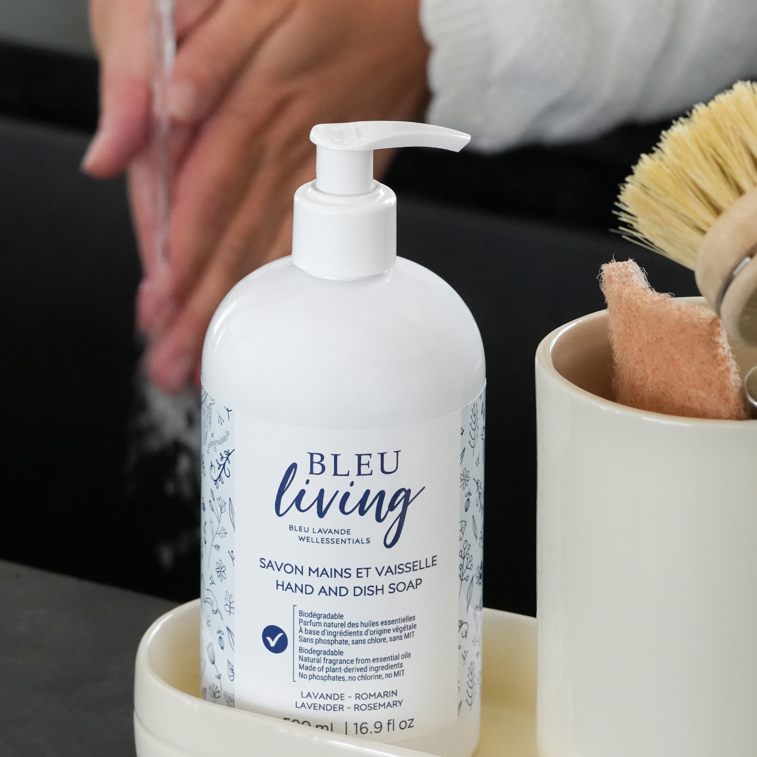 Savon mains et vaisselle lavande-romarin