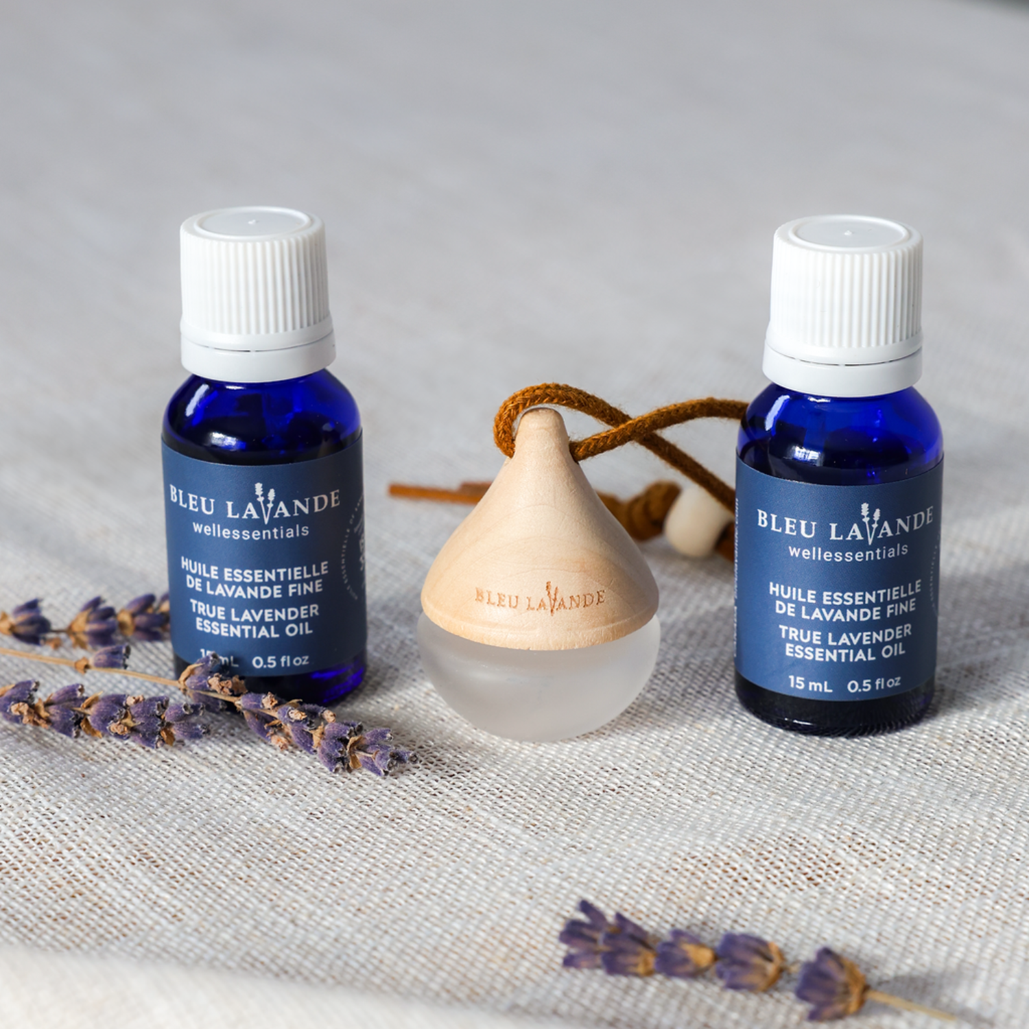 Mini diffuseur Goutte et huiles essentielles de lavande fine