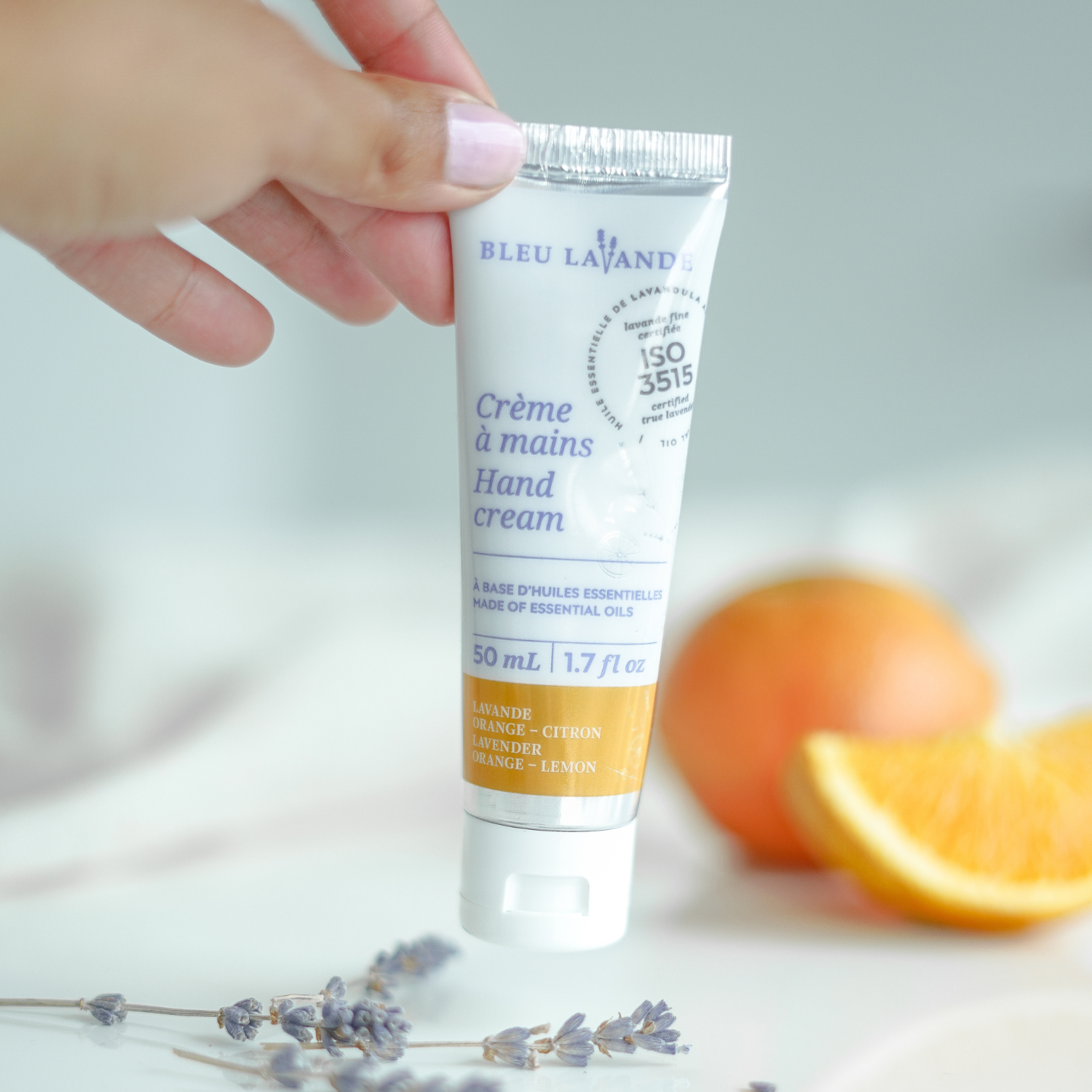 Crème à mains lavande-orange - 50 ml