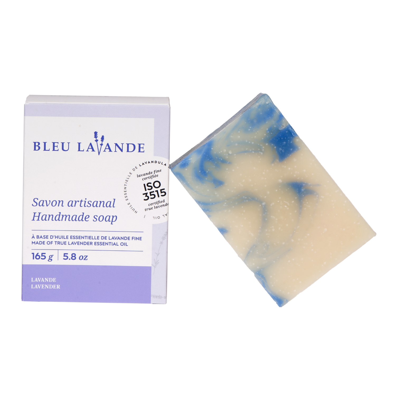 Savon artisanal à la lavande - Bleu Lavande